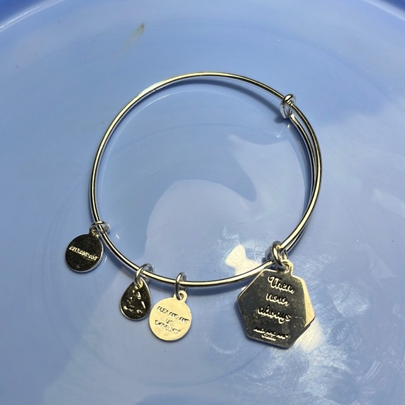 Alex and Ani Silver Charm Bracelet - Picture 4 of 4